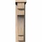 Ekena Millwork Mediterranean Smooth Corbel w/Backplate, Douglas Fir, 5 1/2"W x 14"D x 22"H COR06X14X22MED01SDF - alternate 3